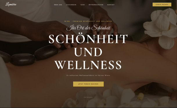 MediAmigos Webseiten, Beauty Salon Demo