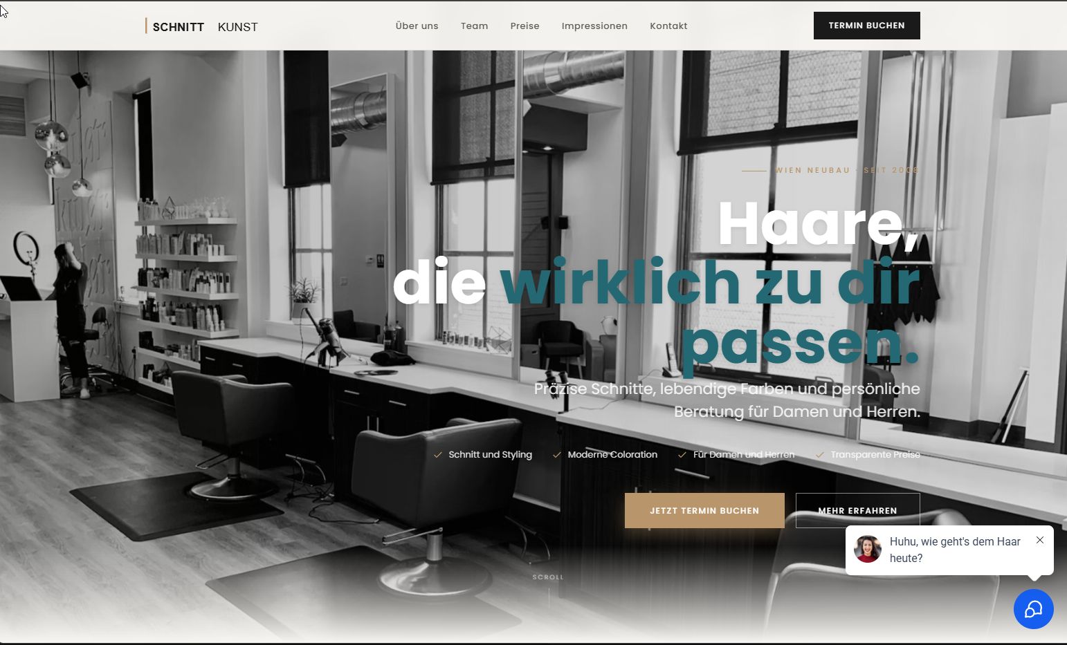 Friseur Webseite